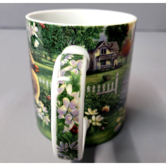 Cardinals Farm Barn Mug Reflective Art Country Music 14 fl oz Handled 4" Tall - Picture 5 of 11